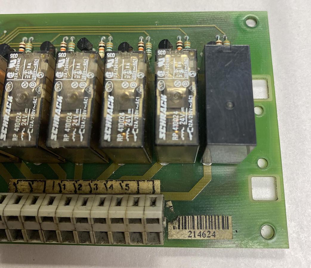 Used SIGMATEK,9324.105.00,RELAY CIRCUIT BOARD