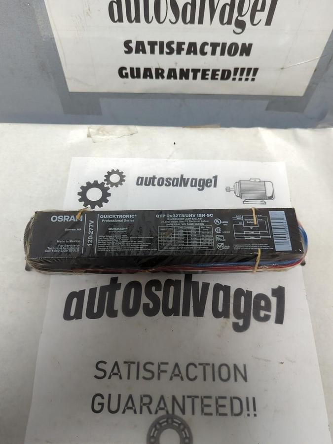 SLYVANIA,QTP 2X32T8/UNV ISN-SC,FLUORESCENT LAMP BALLAST NOS