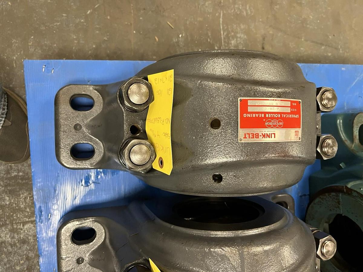 FMC Link-Belt,PLB6879FH,Pillow Block Roller Bearing 4-15/16" Bore 4 Bolt