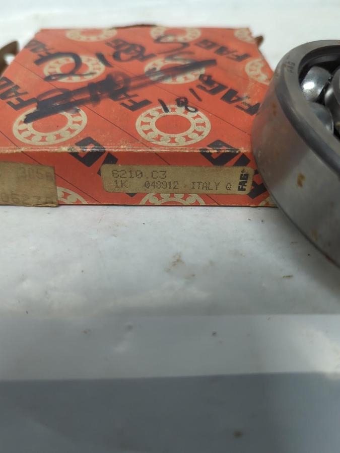 FAG,6210 C3,DEEP GROOVE BALL BEARING NOS