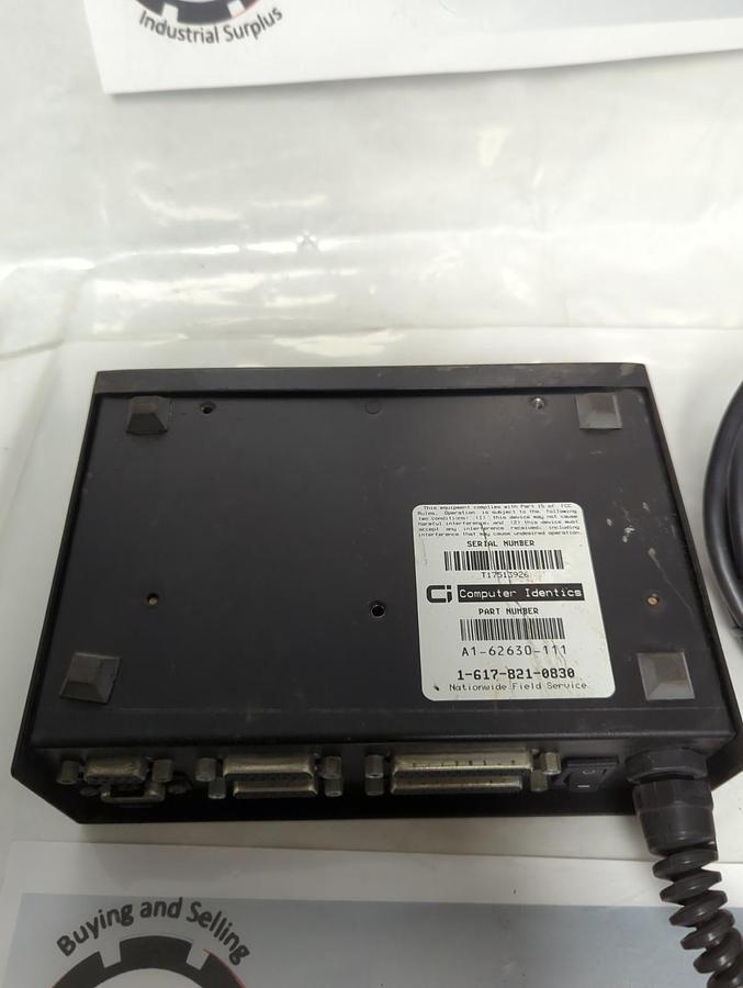 Used COMPUTER IDENTICS,A1-62630-111,SCAN STAR 240 BARCODE SCANNER READER PRE-OWNED