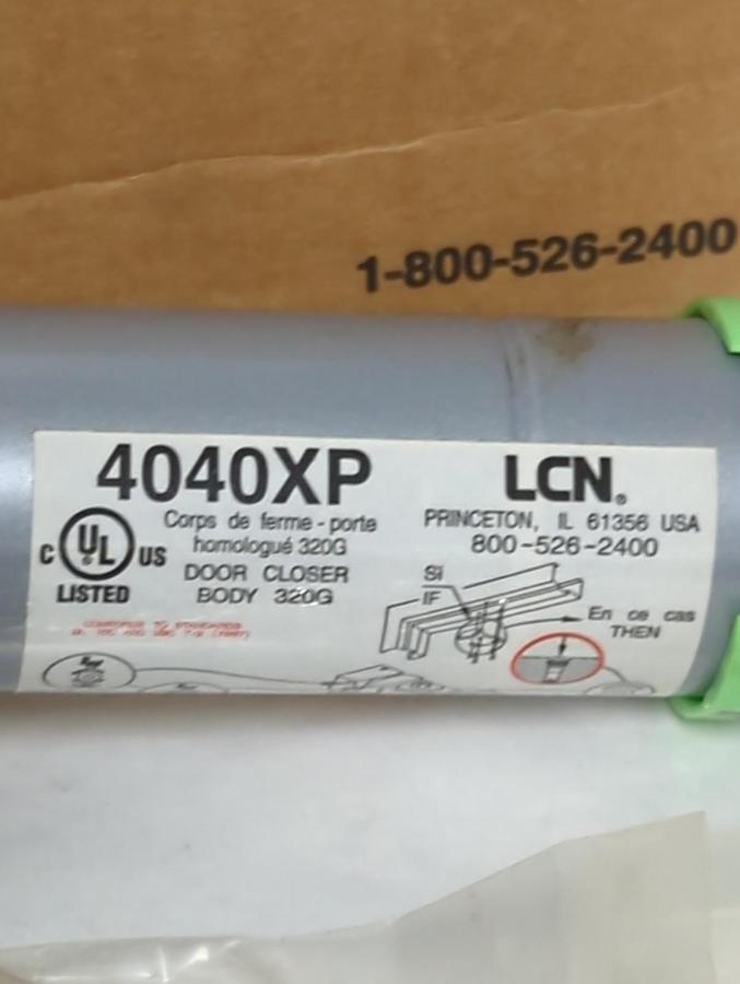 INGERSOLL-RAND,4040XP,SUPER SMOTHEE DOOR CLOSER RW/PA ARM NOS