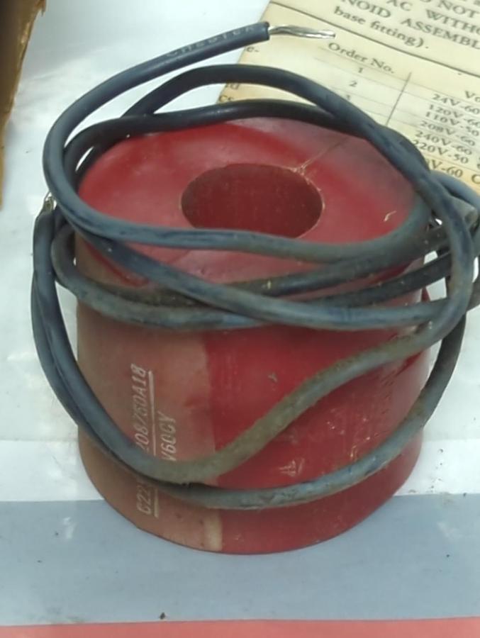 GENERAL CONTROLS,C225BW20860A1820,COIL 208V 60CY NOS
