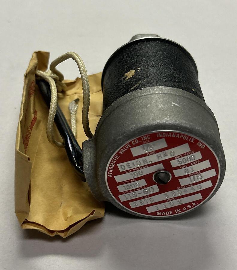 ATKOMATIC VALVE,1102,VALVE 1/4IN NOS