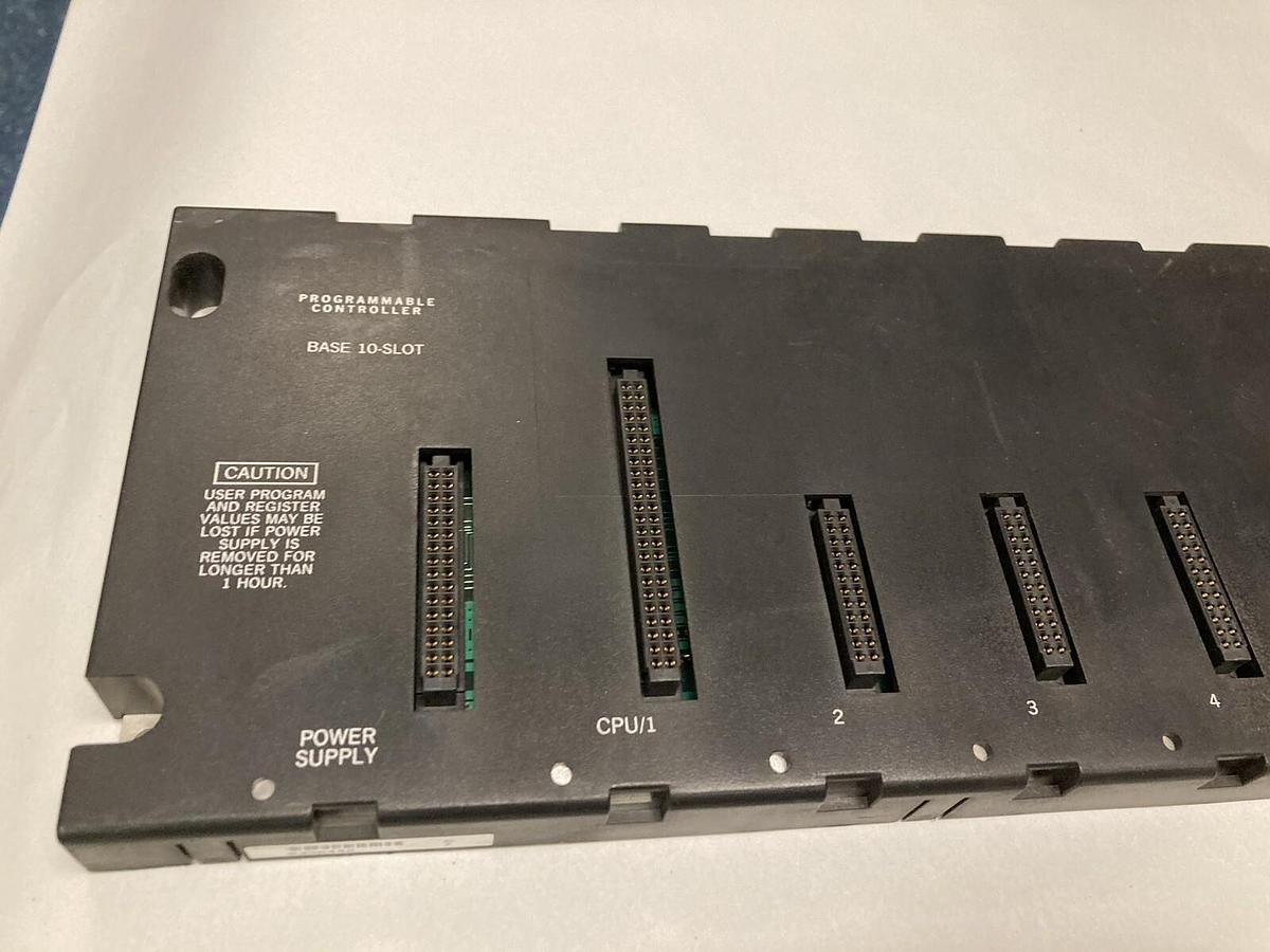 Used GE Fanuc,1C693CHS391E,10-Slot Programmable Controller Base