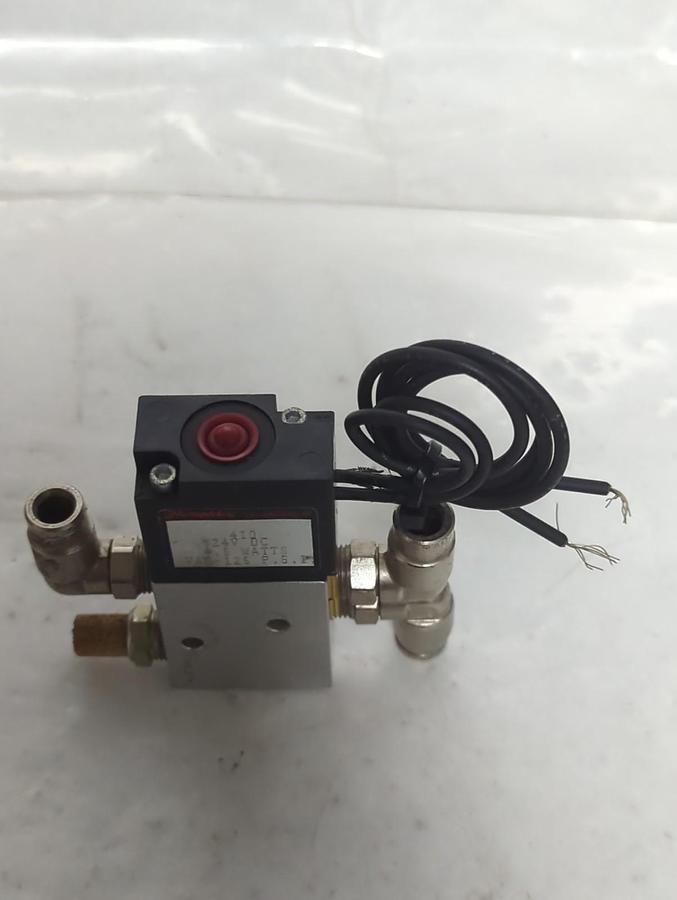 Used HUMPHREY,410,SOLENOID VALVE ASSEMBLY 24VDC 4.5W 125PSI PRE-OWNED