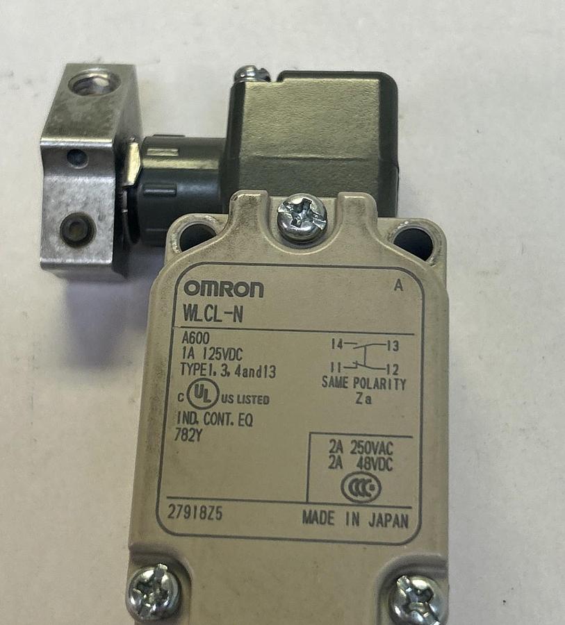 Used OMRON,WLCL-N,LIMIT SWITCH