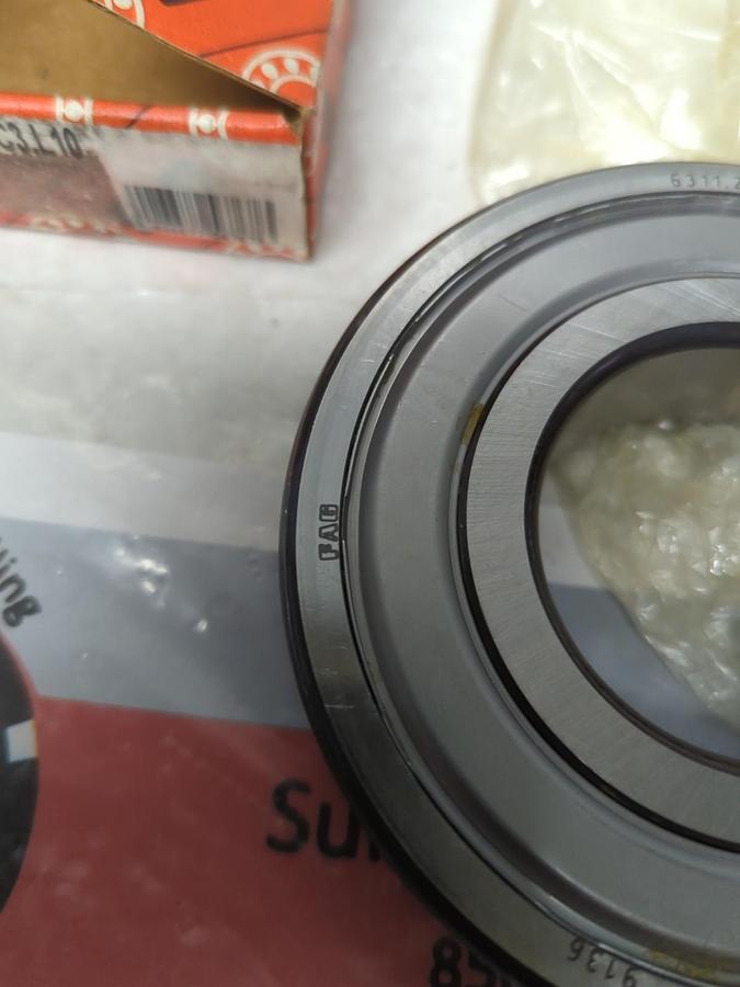 FAG,6311 2ZR C3 L10,METAL SHIELDED DEEP GROOVE BALL VEARING 55MM BORE NOS