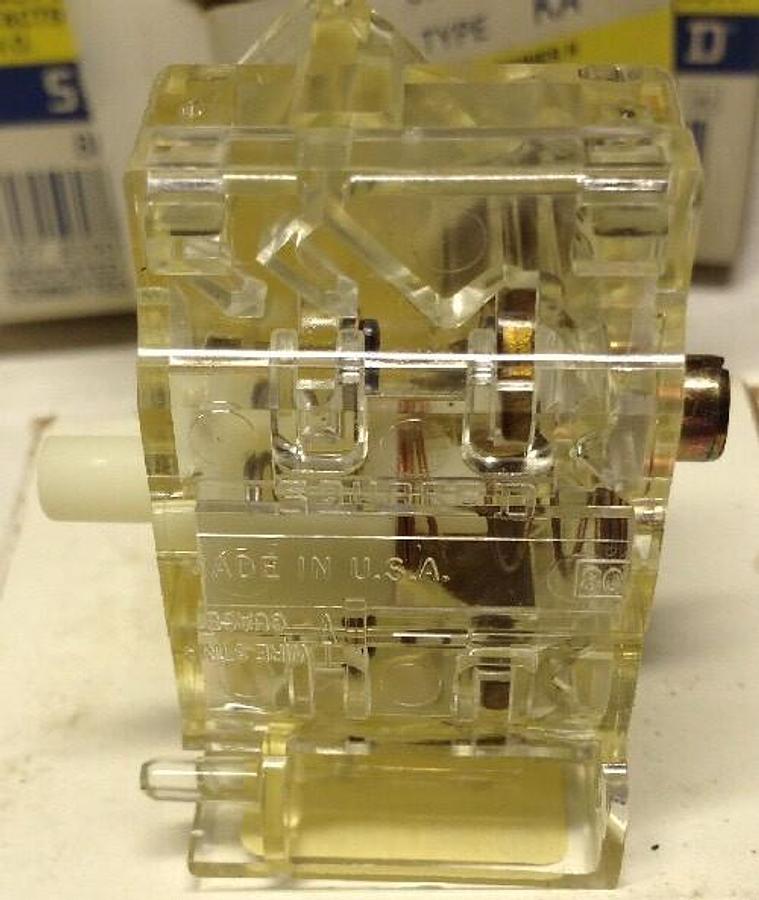 Square D,KA 2,Finger Safe Contact Block Series H LOT of 4