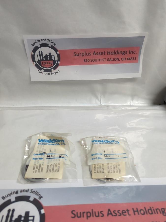 Used WALDOM OHMITE,663,0-100 DIAL PLATE LOT OF 10PCS. NOS