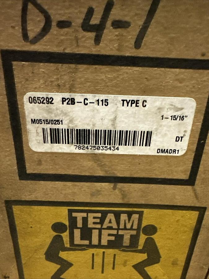 Dodge,P2BC115,065292 Pillow Block Bearing 1-15/16" Bore NEW