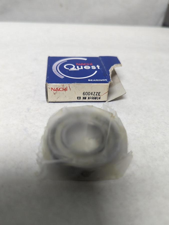 NACHI,6004ZZE,DOUBLE SHIELDED BALL BEARING NOS