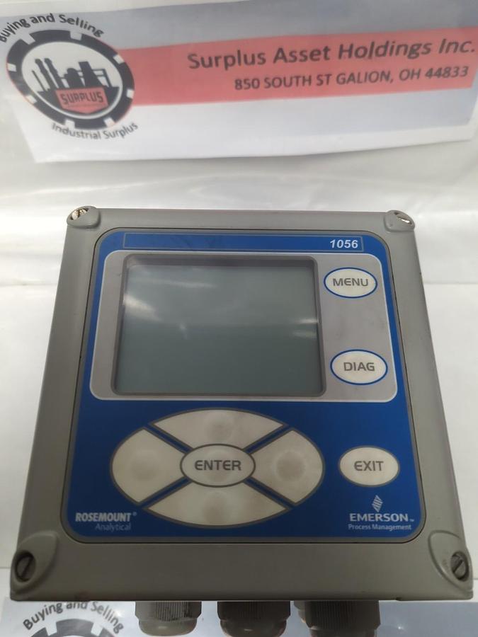 Used ROSEMOUNT/EMERSON,MODEL 1056,LIQUID ANALYZER 24VDC(20-30VDC)15W PRE-OWNED
