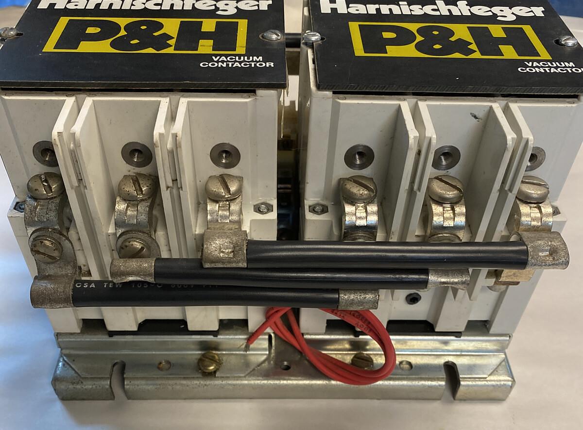 Used P&H Harnischfeger,79U2559D1,Size 4 Reversing Contactor