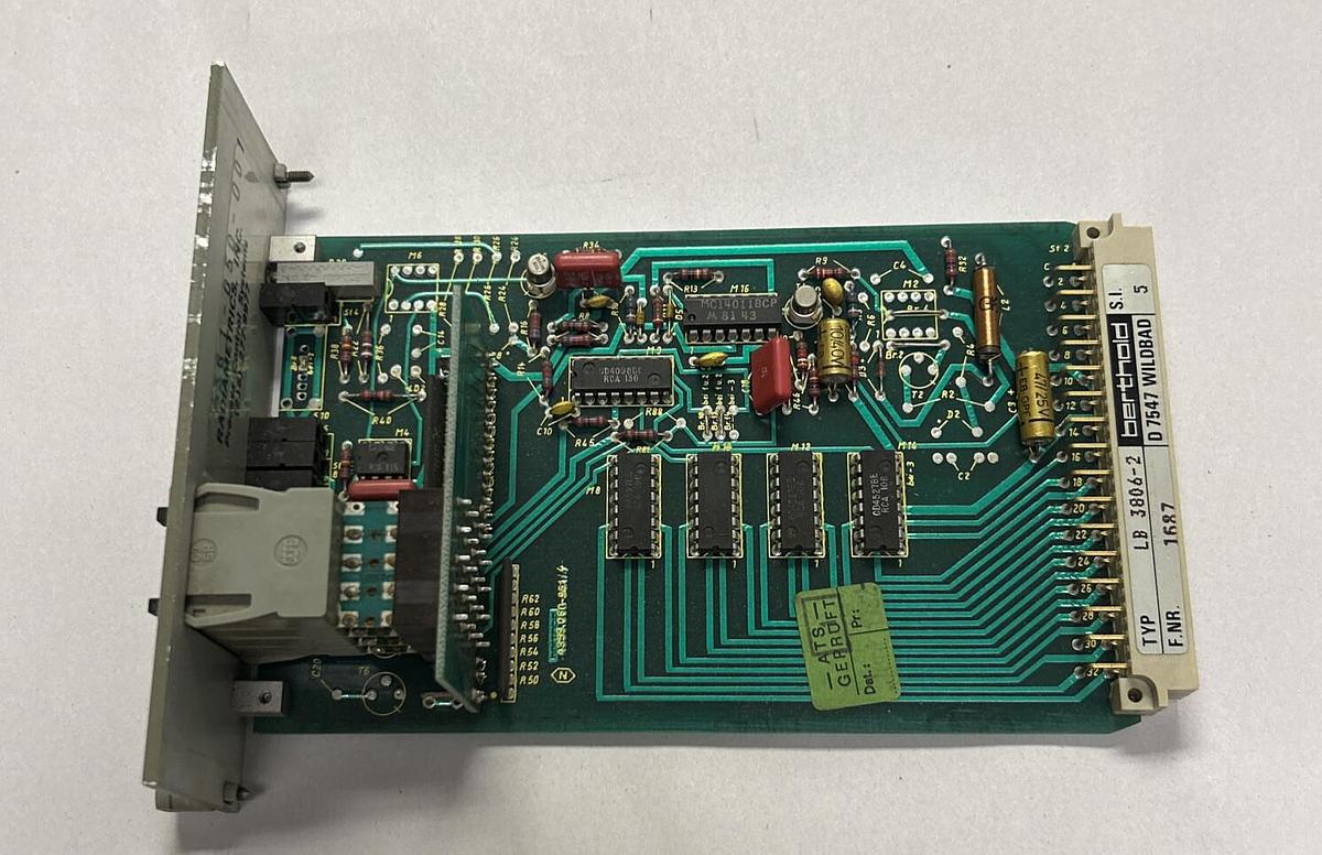 Used BERTHOLD,LB 3806-2,ADAPTION UNIT CIRCUIT BOARD