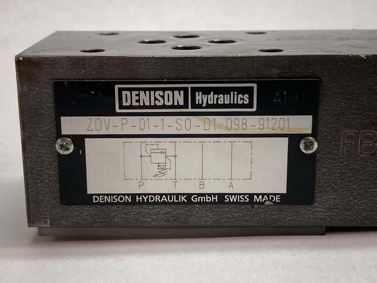 Denison,ZDV-P-01-S0-D1 098-91201,Hydraulic Relief Valve
