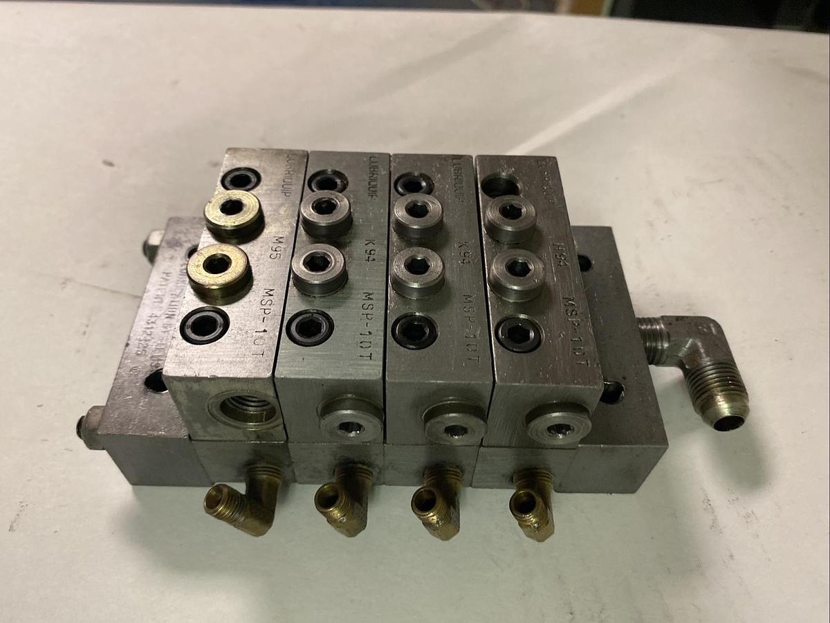 Used Trabon,MSP-10, Lubriqiup Valve Bank