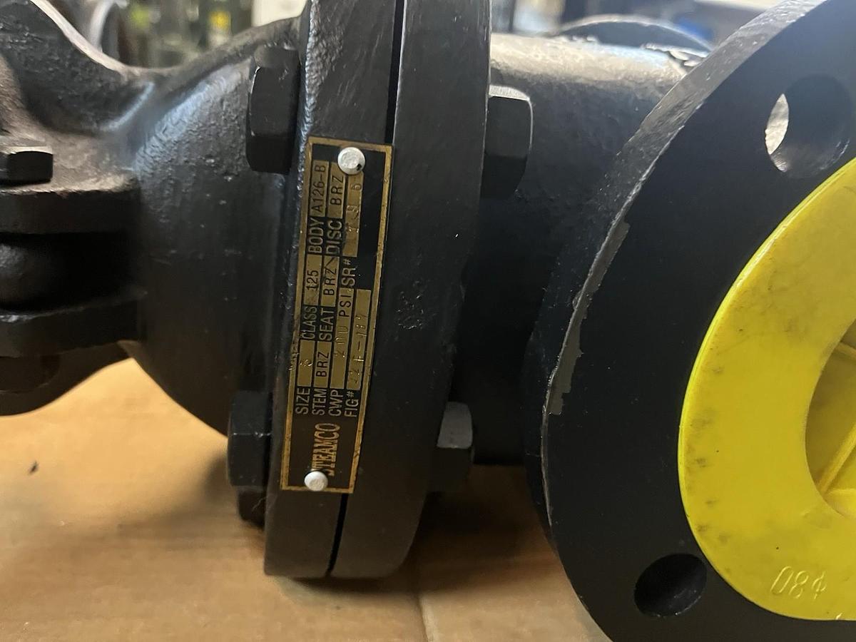 STEAMCO,SIZE 3,CLASS 125 GATE VALVE 200WOG BRZ