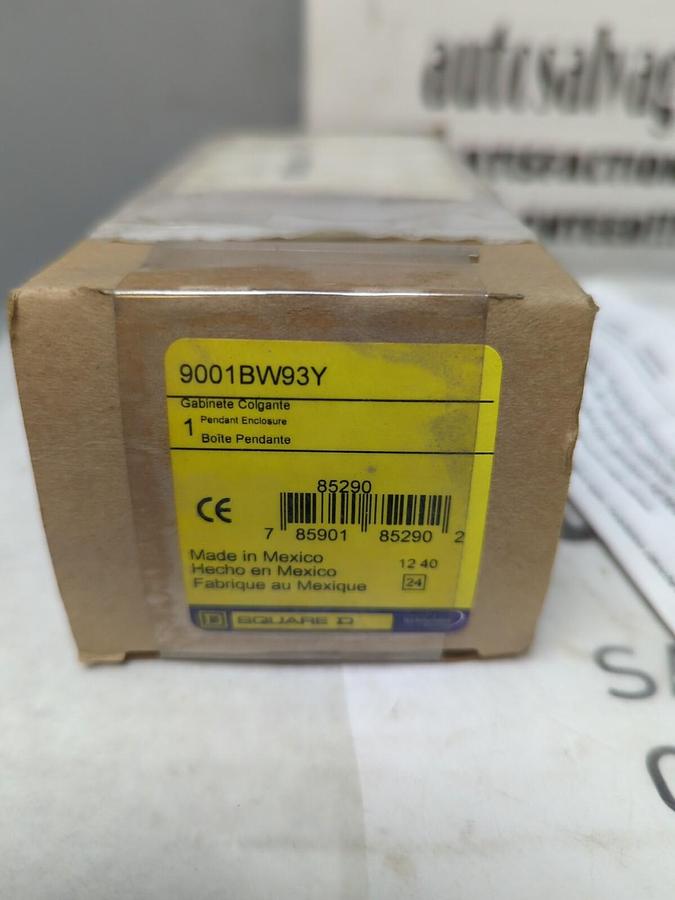 SQUARE D,9001BW93Y,PENDANT PUSH BUTTON STATION NEW