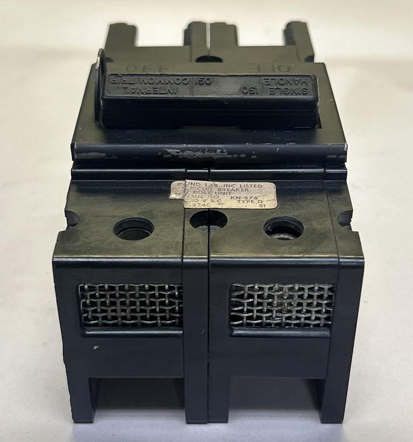 Used AMERICAN,D2150,CIRCUIT BREAKER 150A 120/240V 2P