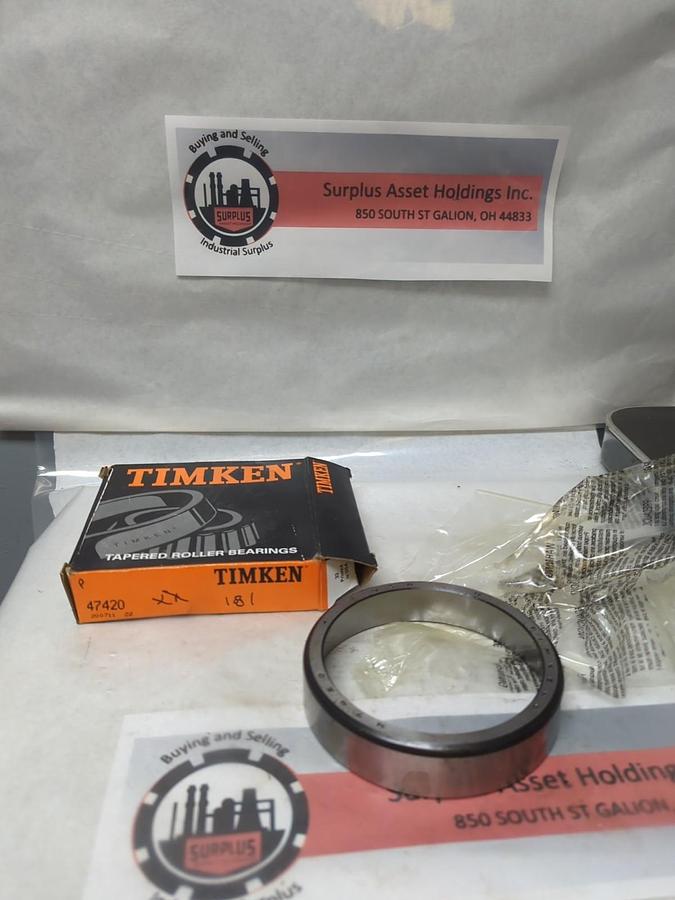 TIMKEN,47420,ROLLER BEARING CUP NOS