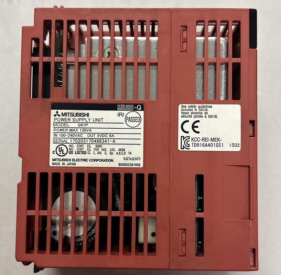 Used MITSUBISHI,Q61P,POWER SUPPLY