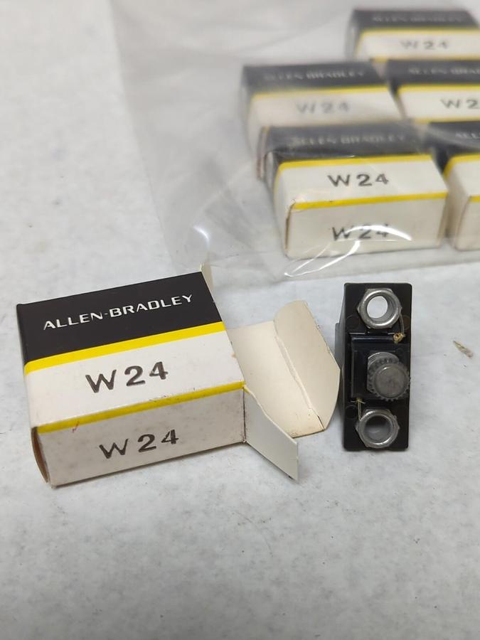 ALLEN BRADLEY,W24,THERMAL OVERLOAD HEATER ELEMENT LOT OF 6 NOS