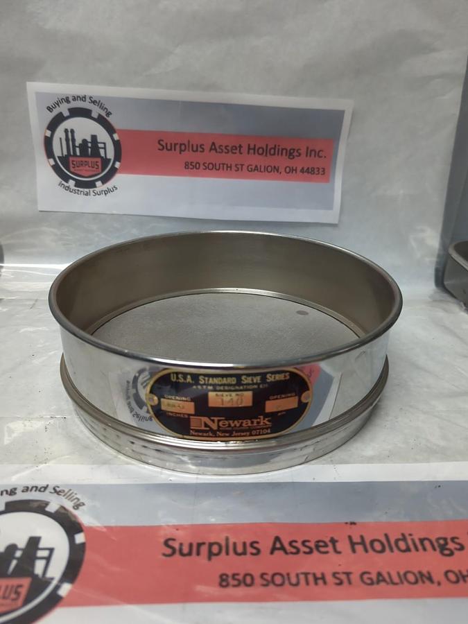 Used USA STANDARD,NO.140,TEST SIEVE 106UM .0041 INCH ASTM E-11 SPEC PRE-OWNED