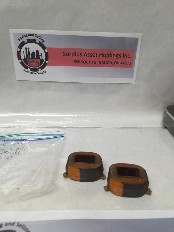 Used WESTINGHOUSE,S-1470261,COIL 110V 60CY LOT OF 2 PRE-OWNED