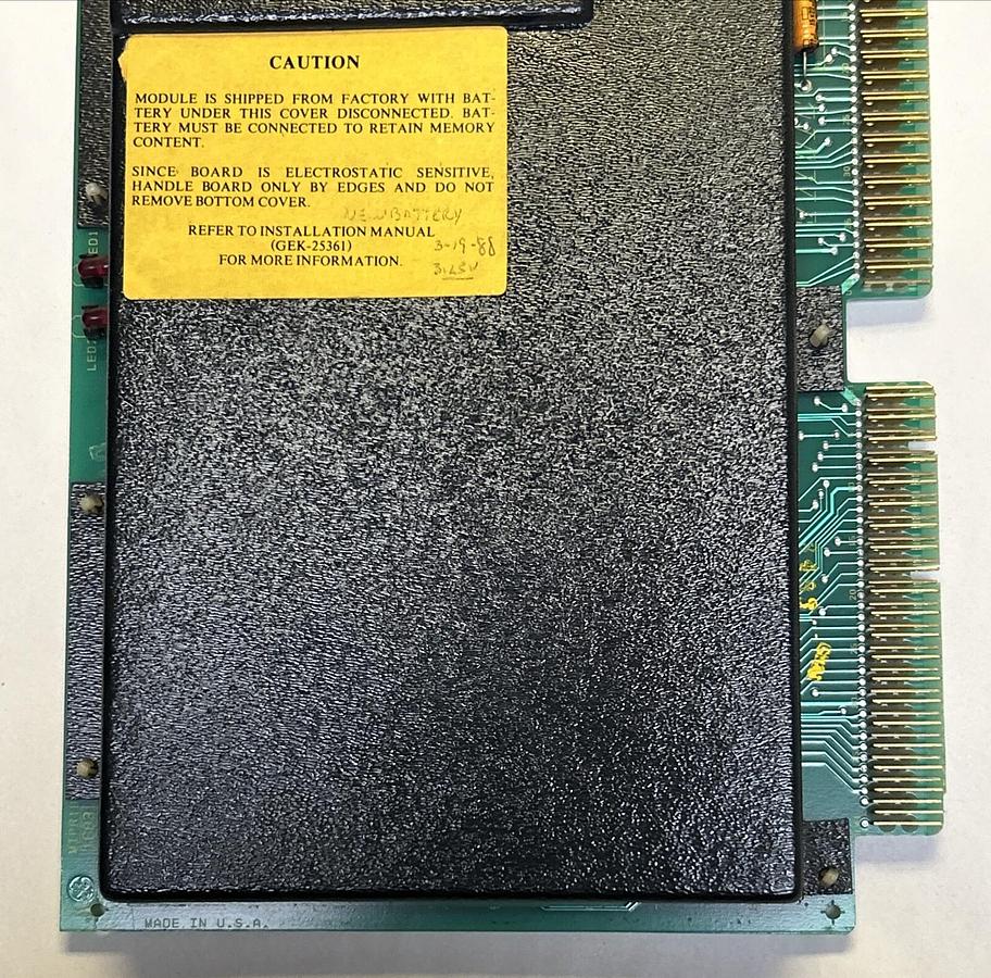 Used General Electric,IC600CB508A,1K Registry Memory Board