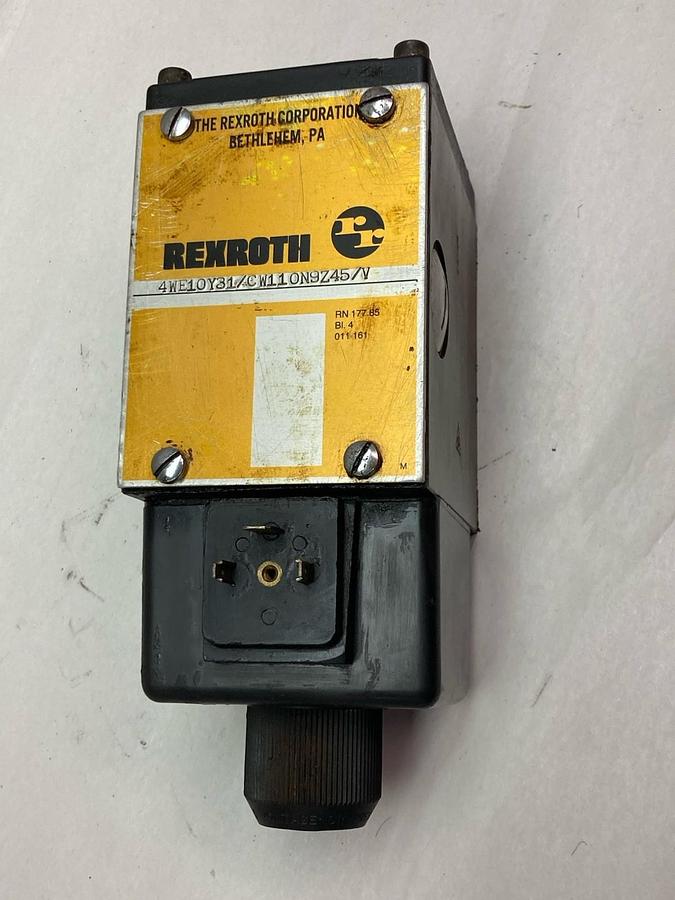 Used Rexroth,4WE10Y31/CW110N9Z45/V,Hydraulic Valve