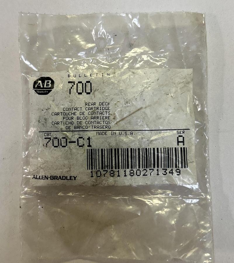 Used ALLEN BRADLEY,700-C1,CONTACT CARTRIDGE NOS