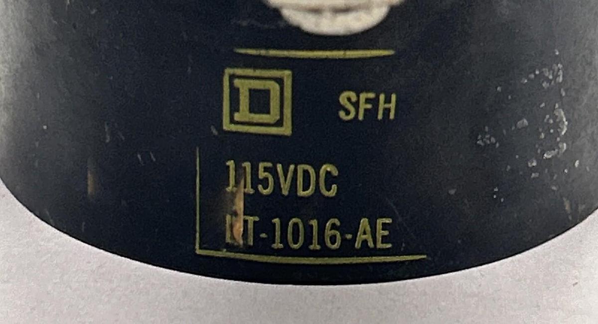Used SQUARE D,LT-1016-AE,COIL 115V
