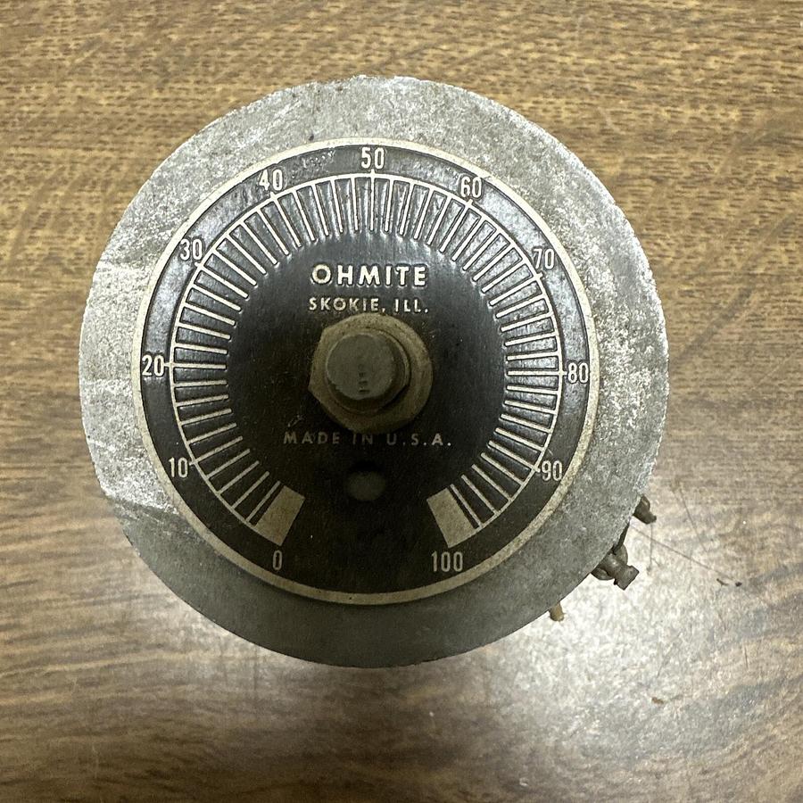 Used Staco,175 BU,Adjust-A-Volt Variable Transformer