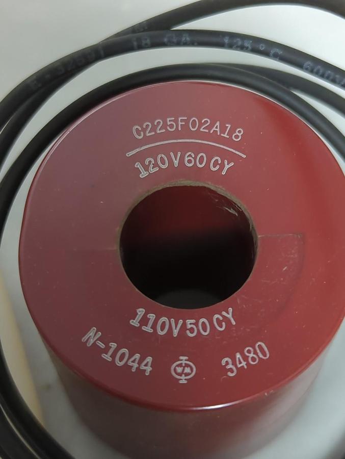 GENERAL CONTROLS,C225F02A18,COIL 120/110V 60/50HZ NOS