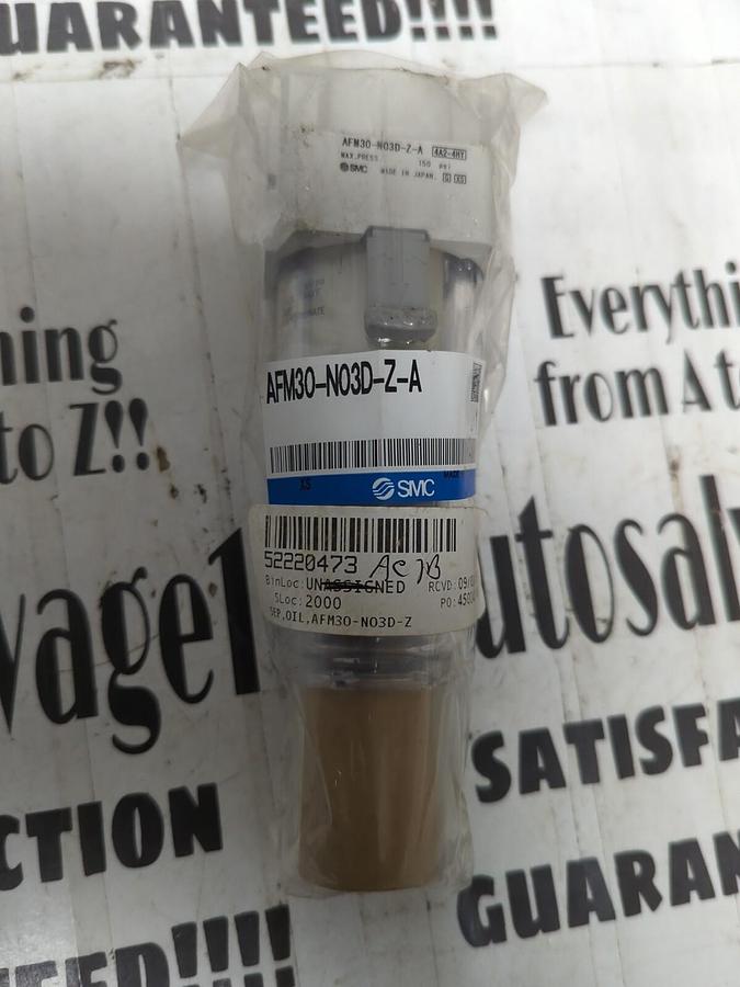 SMC,AFM30-N030-Z-A,MIST SEPERATOR 150 PSI NOS