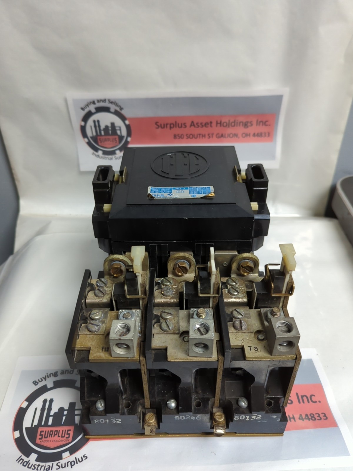 Used GOULD I-T-E,A203E,CONTACTOR 600VAC SIZE 3 MISSING HANDLE PRE-OWNED
