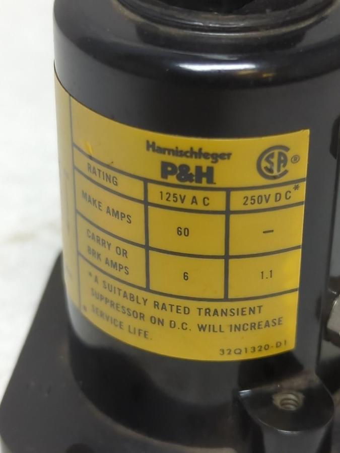 P&H,100E 2397-2,SINGLE SPEED PUSH BUTTON NOS