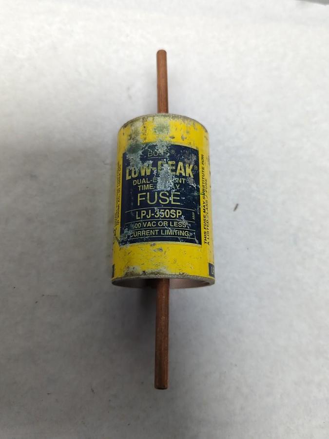 Used COOPER BUSSMAN,LPJ-350SP,LOW-PEAK 350 AMP FUSE PRE-OWNED