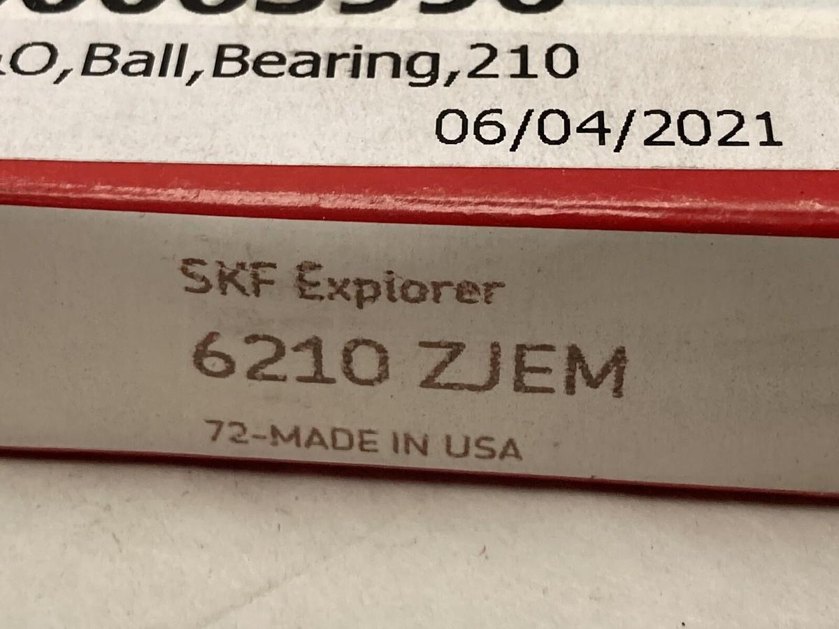 SKF,6210 ZJEM,Ball Bearing Double Shielded