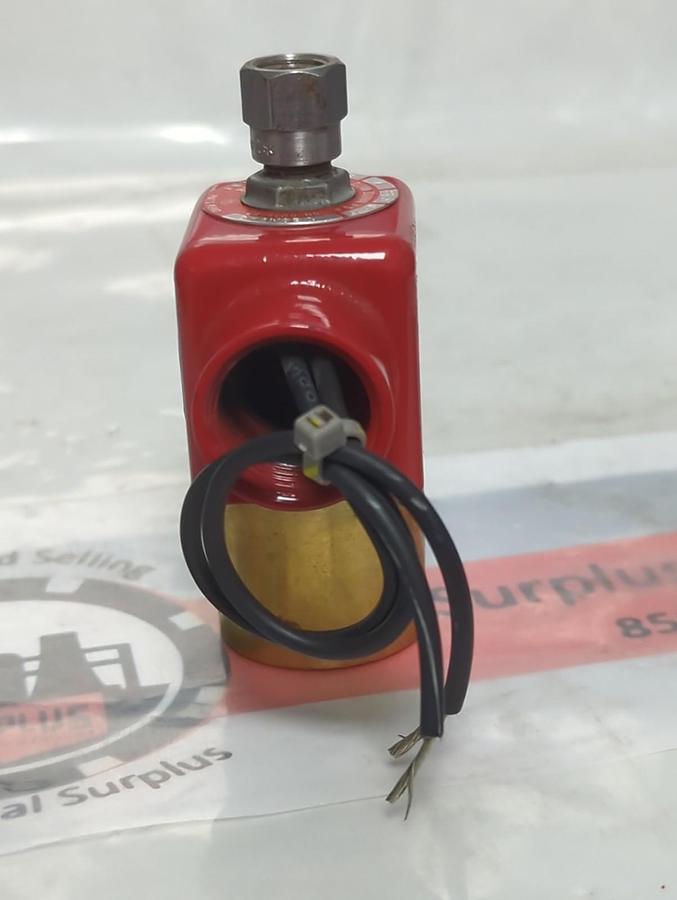ALLENAIR,3PAW8BC,3-WAY BRASS SOLENOID VALVE 150PSI NOS
