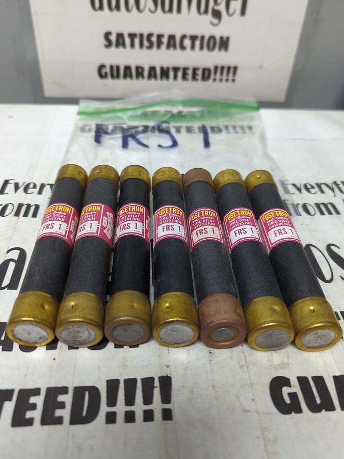 COOPER BUSSMANN,FRS1,FUSETRON FUSES LOT OF 7 NOS