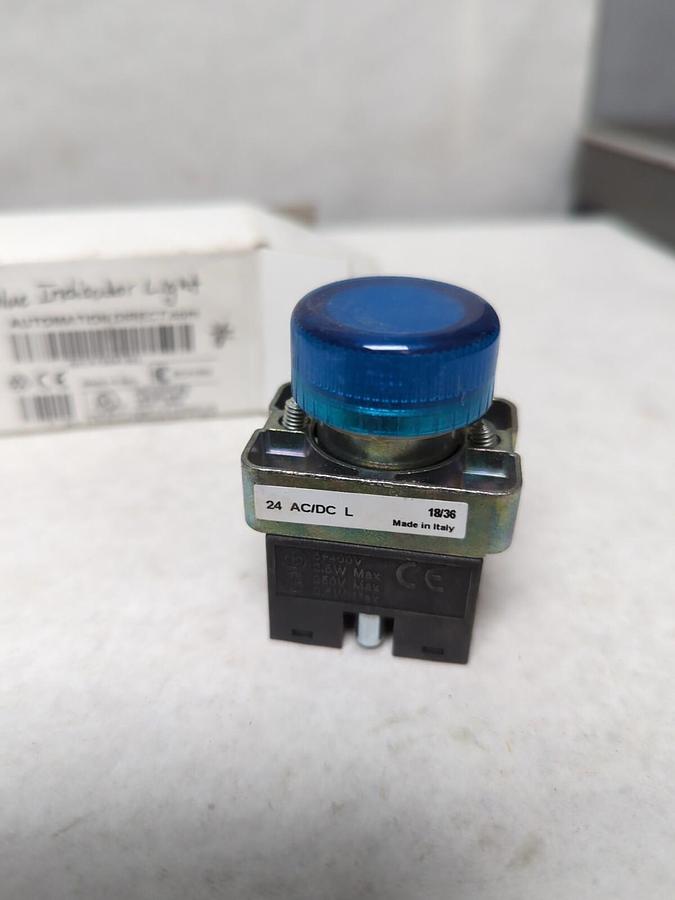 AUTOMATION DIRECT,GCX1234-24L,BLUE INDICATOR LIGHT NOS