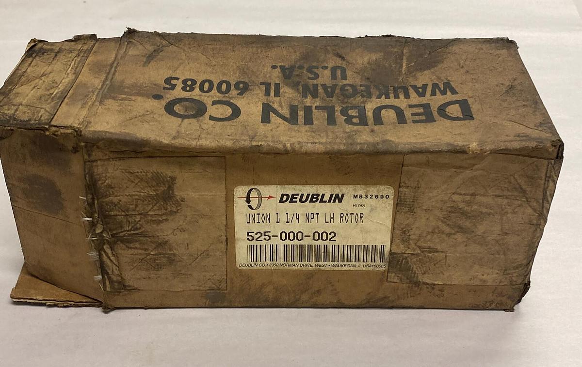DEUBLIN,525-000-002,ROTOR UNION 1-1/4 INCH NPT LH ROTOR NEW
