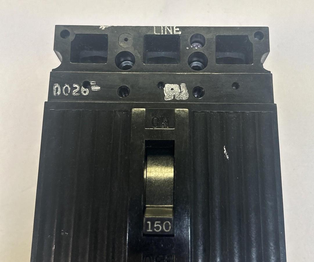 Used GENERAL ELECTRIC,TEC36150,CIRCUIT BREAKER 150A 600V 3P