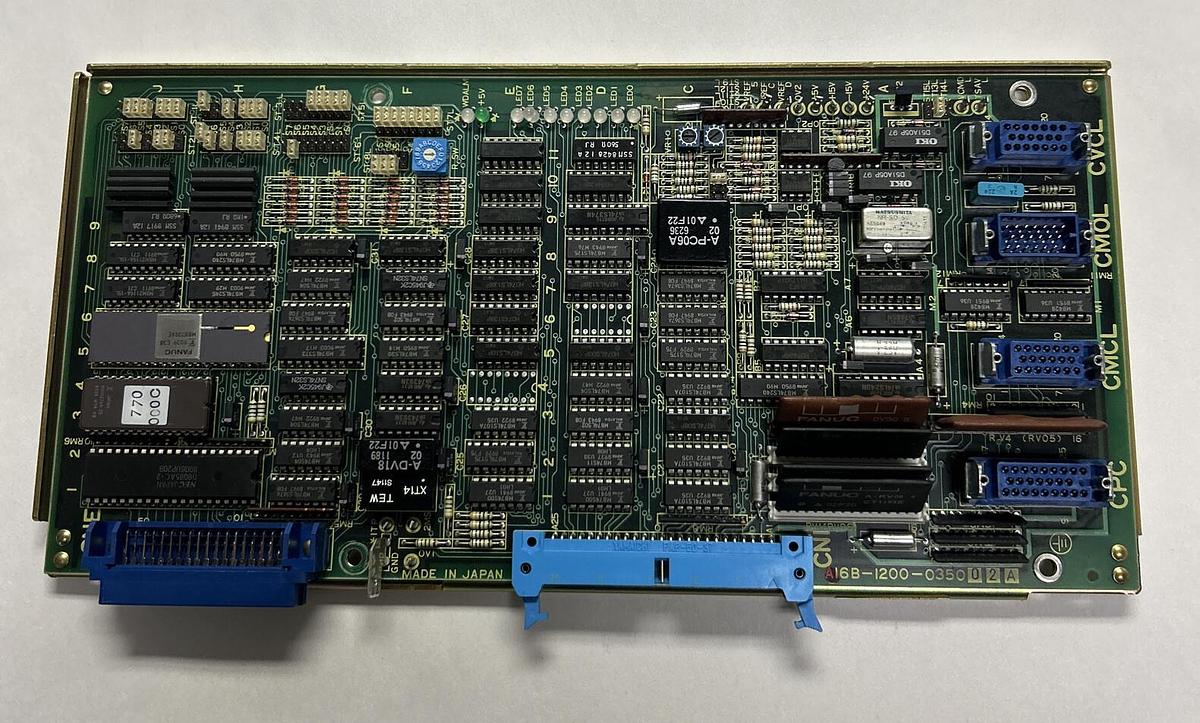 Used FANUC,A16B-1200-0350/A16B-1200-0350/02A, SERVO CONTROLLER PCB