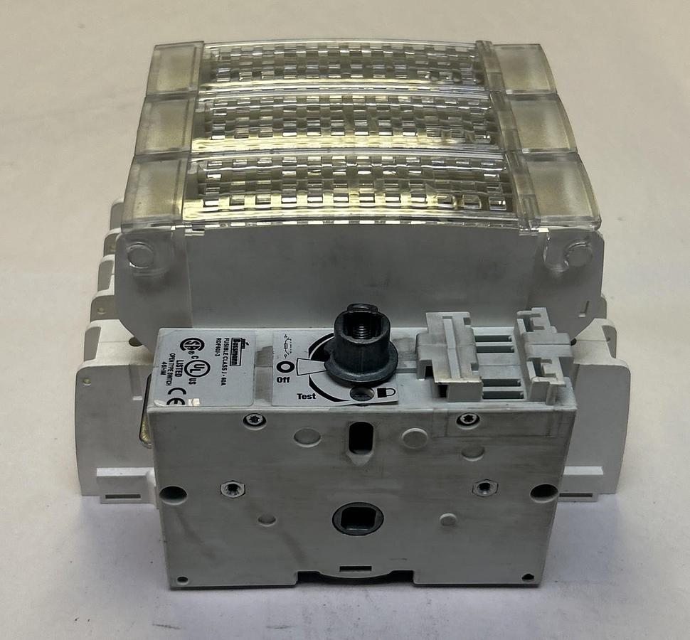 Used BUSSMANN,RDF60J-3,FUSIBLE DISCONNECT SWITCH 60A 600V