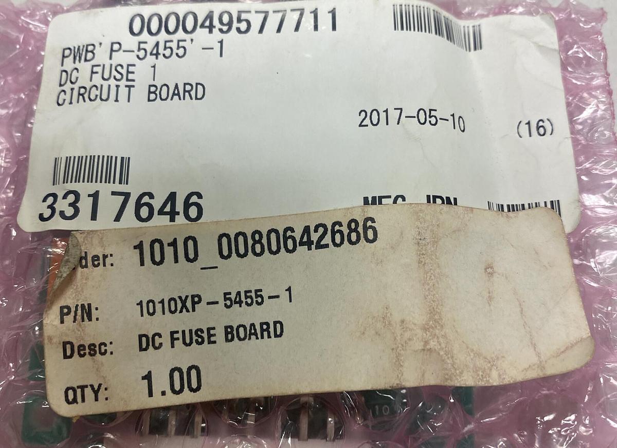Used ISHIDA,P-5455,FUSE BOARD NEW