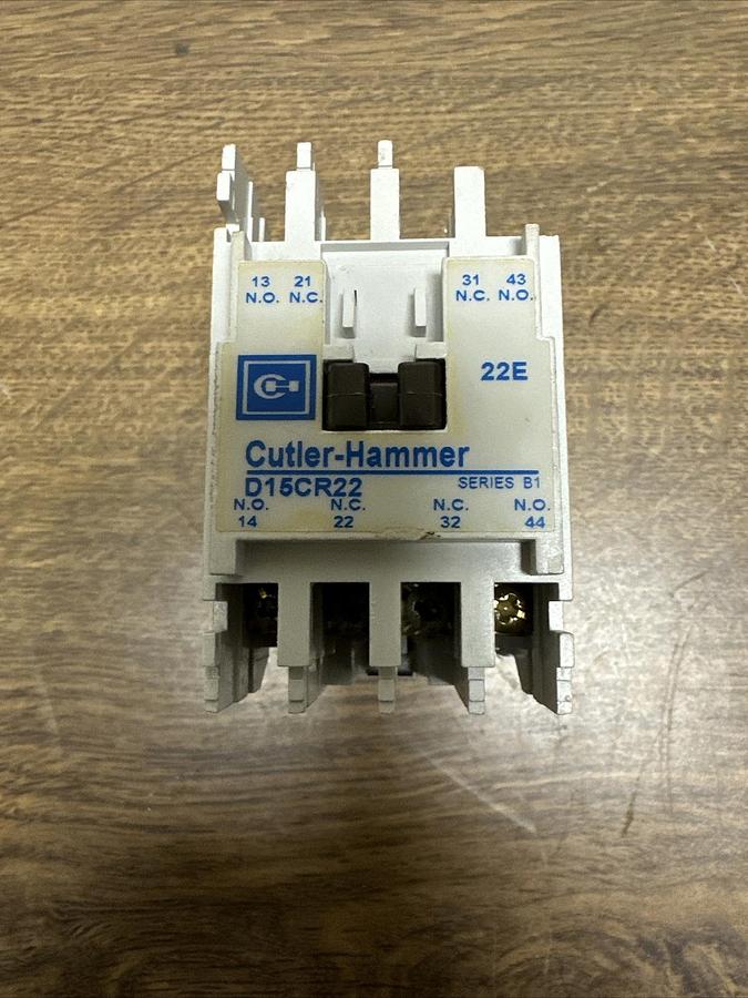 Eaton Cutler Hammer,D15CR22AB,Multipole Relay 600V