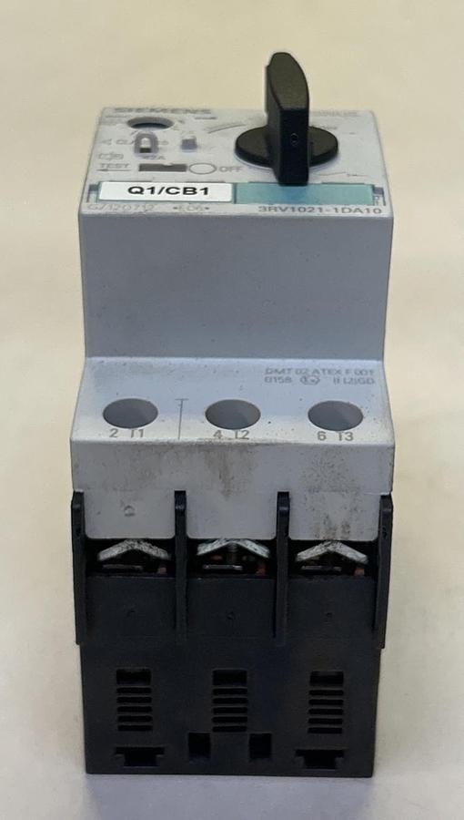 Used SIEMENS,3RV1021-1DA10,MOTOR STARTER
